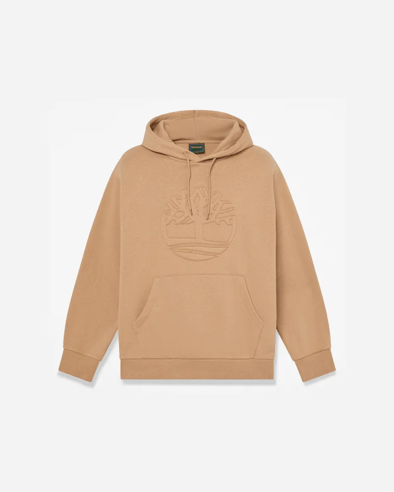 Timberland Wareham Kapuzenpullover mit Baumlogo-Aufnäher für Herren in Hellbraun, Herren, Braun, Größe Braun