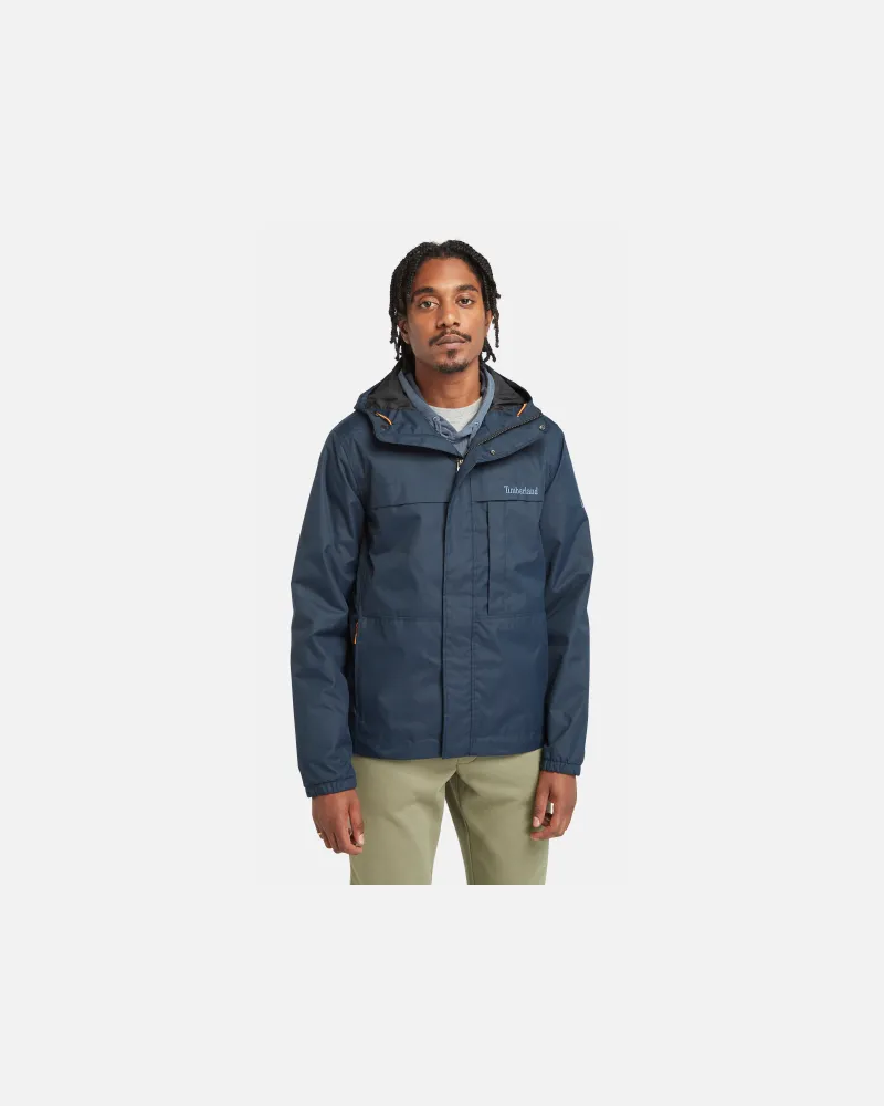Timberland Wasserdichte Benton Shell-Jacke für Herren in Dunkelblau, Herren, Blau, Größe Blau