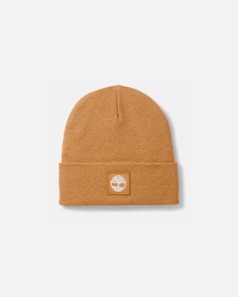 Timberland Beanie mit Aufnäher für Herren in Gelb, Herren, Gelb Gelb