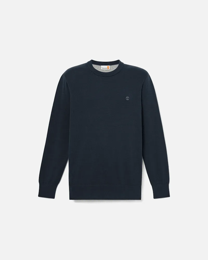 Timberland Williams River Baumwollpullover für Herren in Dunkelblau, Herren, Blau, Größe Blau