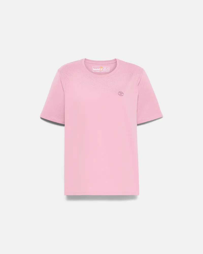 Timberland Dunstan Kurzarm-T-Shirt für Damen in Pink, Damen, Pink, Größe Pink