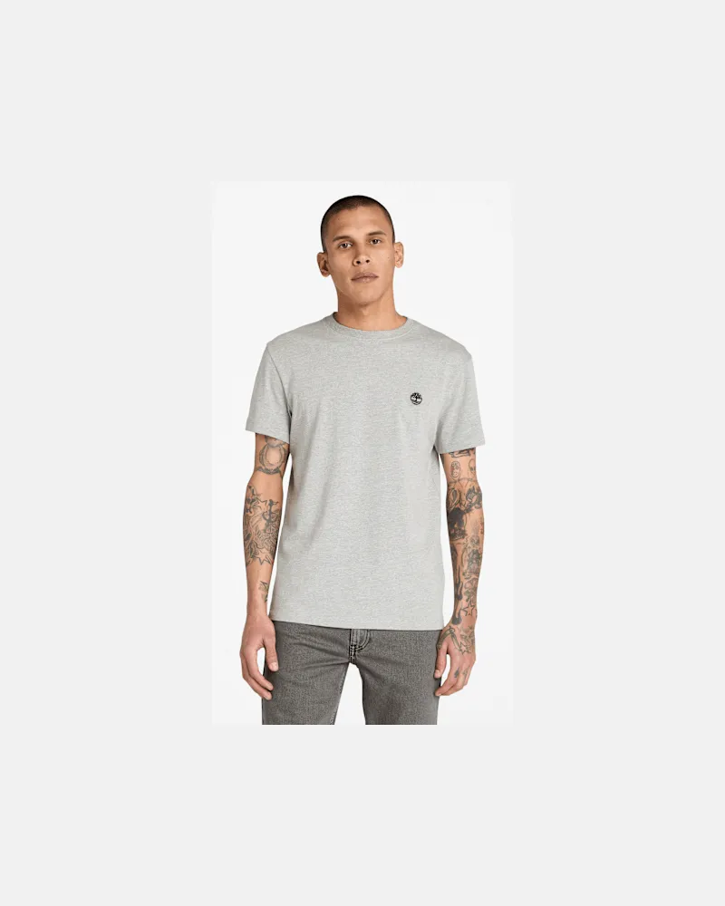 Timberland Dunstan River Kurzarm-T-Shirt für Herren in Dunkelgrau, Herren, Grau, Größe Grau