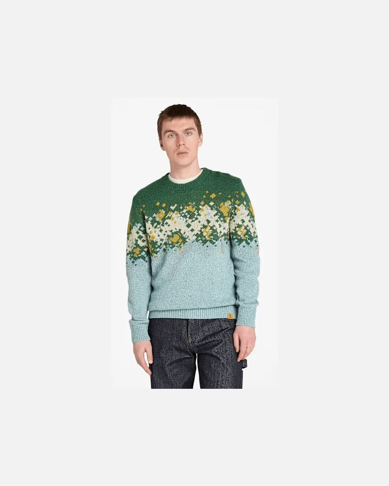 Timberland Fair-Isle-Pullover für Herren in Grau, Herren, Grau, Größe Grau
