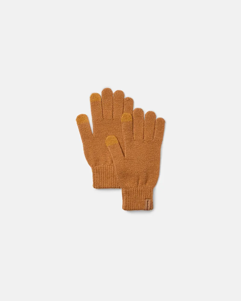 Timberland Rippstrickhandschuhe in Gelb, Gelb Gelb
