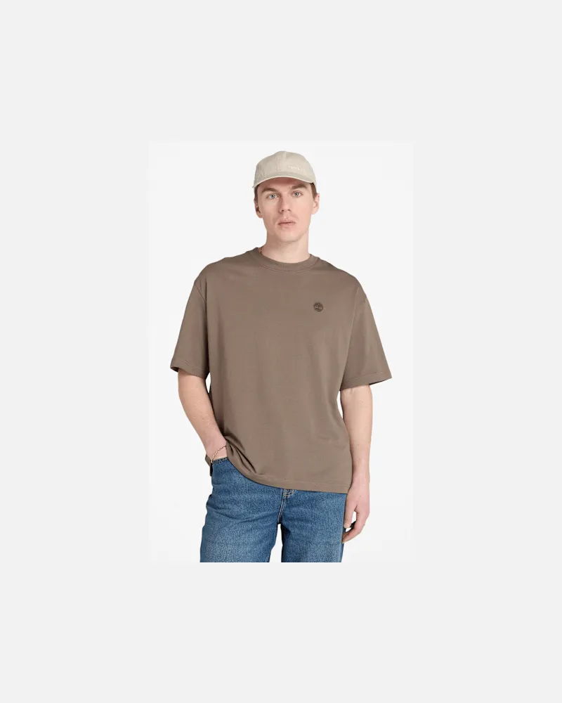 Timberland Dunstan River Kurzarm-T-Shirt für Herren in Braun, Herren, Braun, Größe Braun