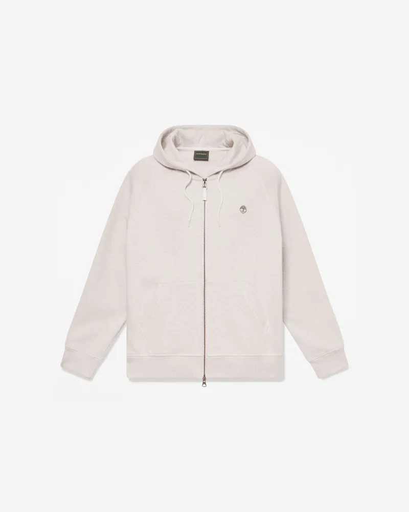 Timberland Exeter River Hoodie mit durchgehendem Reißverschluss für Herren in Hellbeige, Herren, Beige, Größe Beige