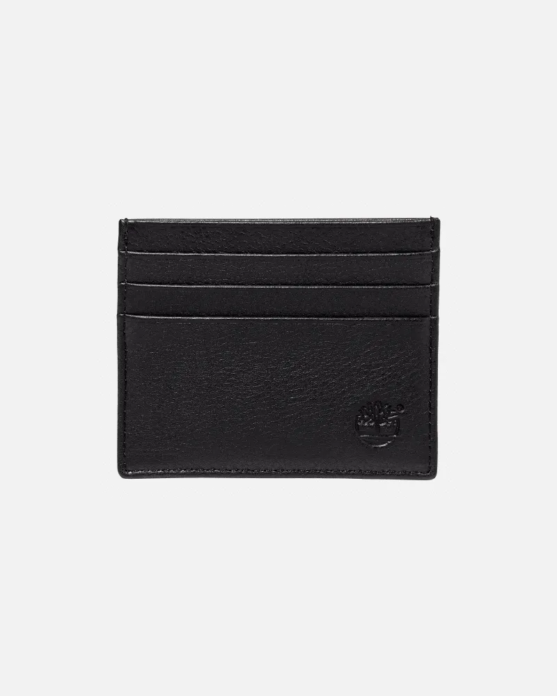 Timberland Kennebunk Kreditkartenetui aus Leder für Herren in Schwarz, Herren, Schwarz Schwarz