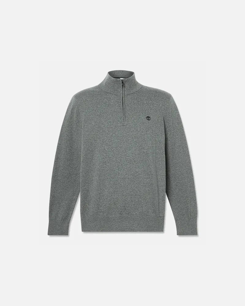 Timberland Williams River Pullover mit 1/4-Reißverschluss für Herren in Grau, Herren, Grau, Größe Grau