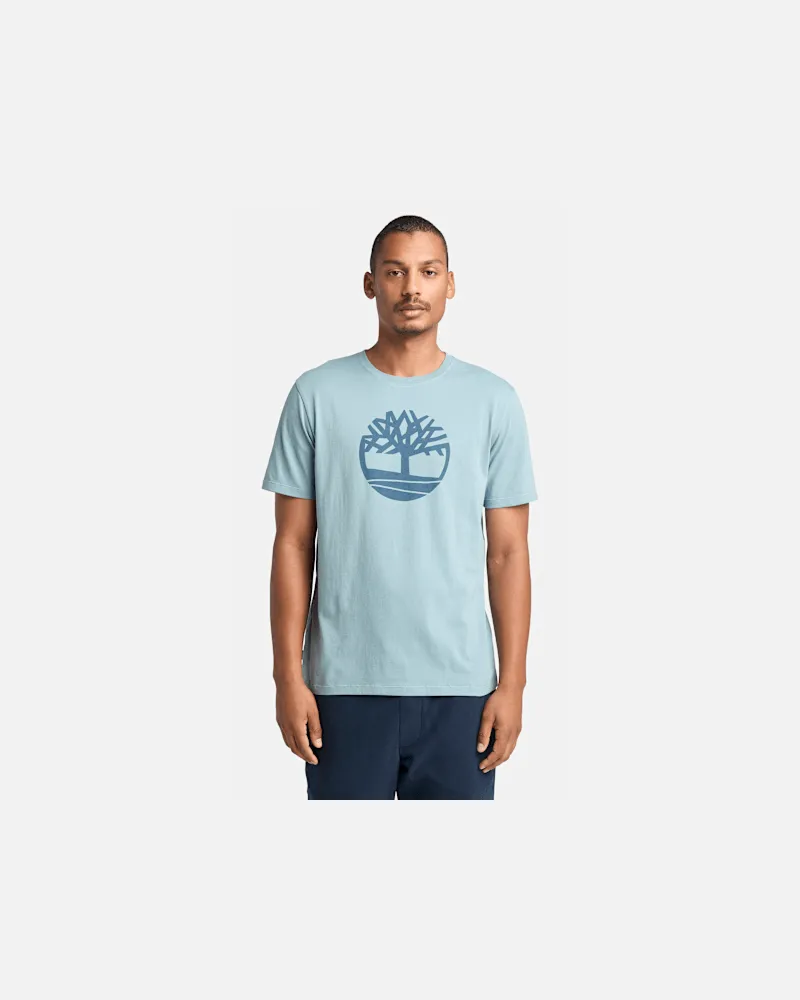 Timberland Kennebec River T-Shirt mit Baum-Logo für Herren in Blau, Herren, Blau, Größe Blau
