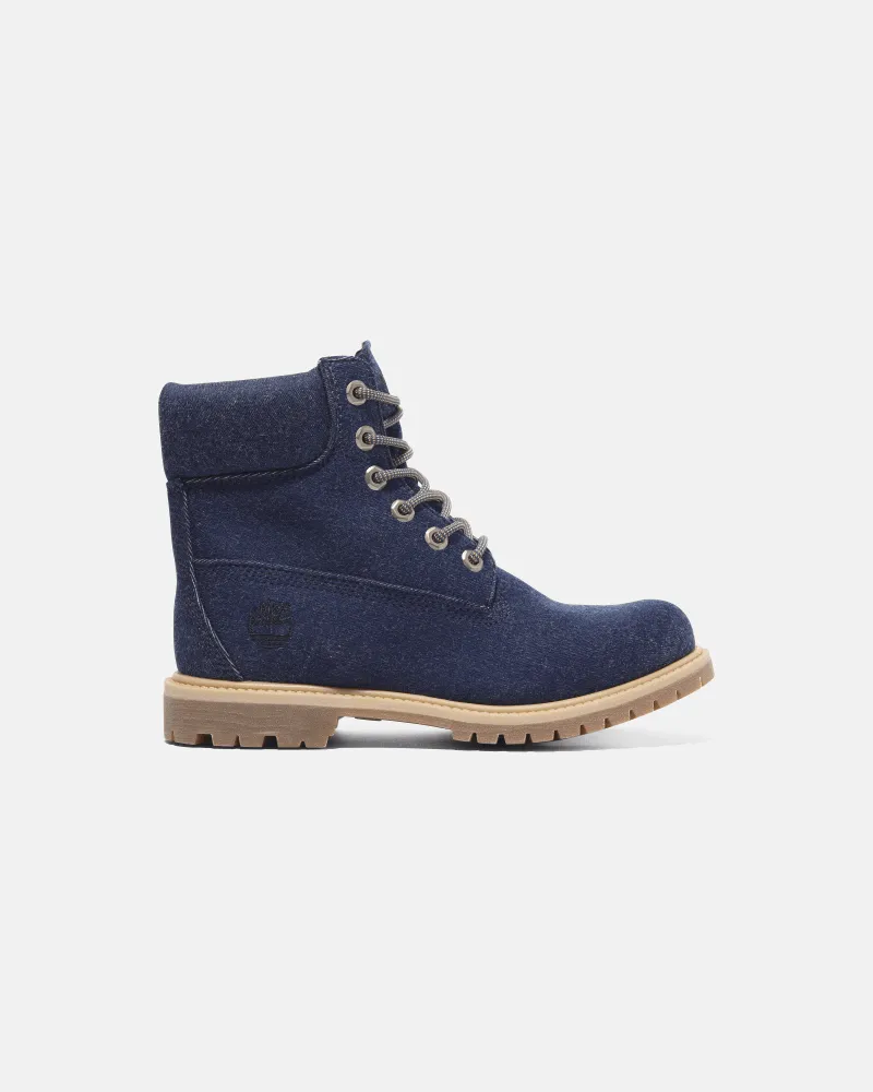 Timberland Timberland Premium 6-Inch-Boot zum Schnüren für Damen in Dunkelblau, Damen, Blau, Größe Blau