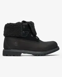 Timberland Halbhoher, wasserdichter Authentic Boot mit warmem Futter für Damen in , Frau Schwarz