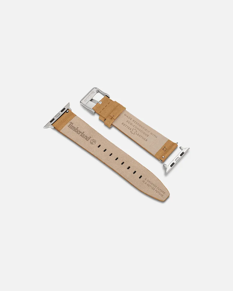 Timberland Beigefarbenes Lacandon Lederarmband für Herren in Gelb, Herren, Gelb Gelb