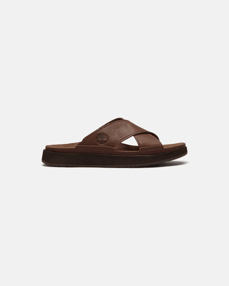 Timberland Casco Cove Slide Sandale für Herren in Dunkelbraun, Herren, Braun, Größe Braun