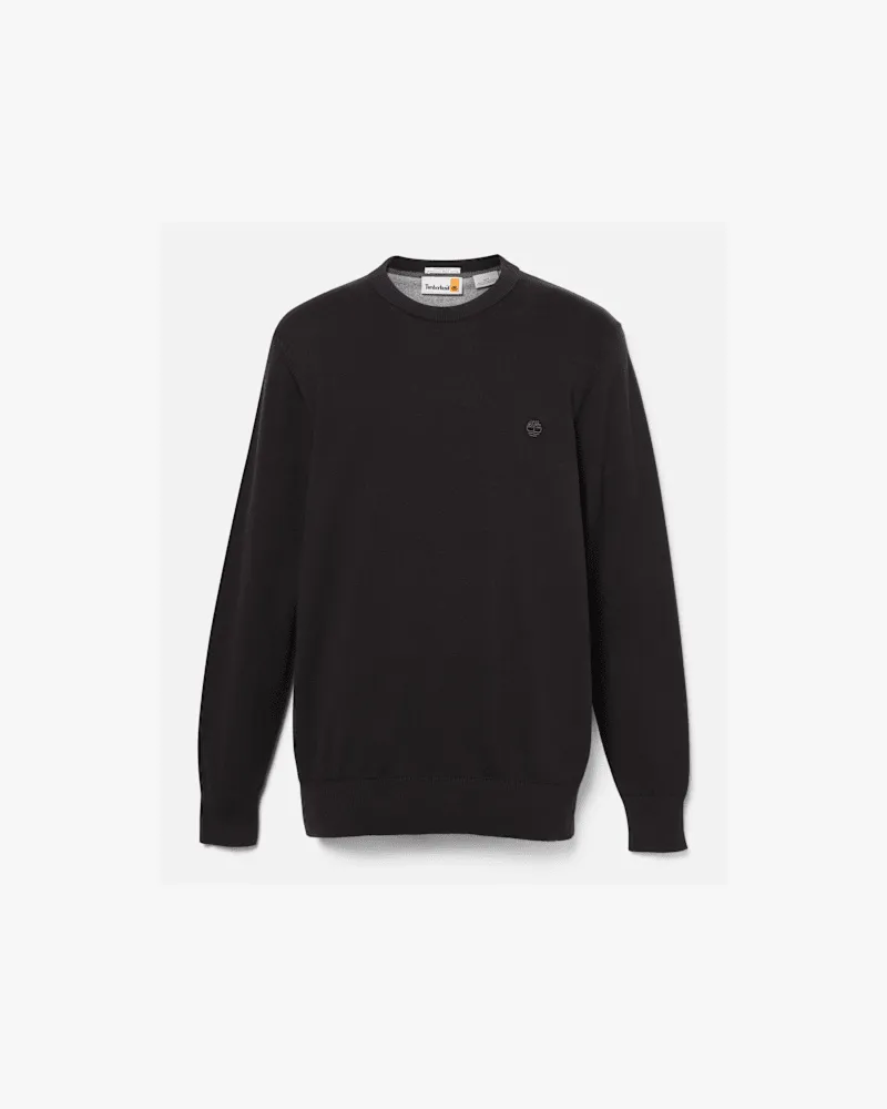 Timberland Williams River Baumwollpullover für Herren in Schwarz, Herren, Schwarz, Größe Schwarz