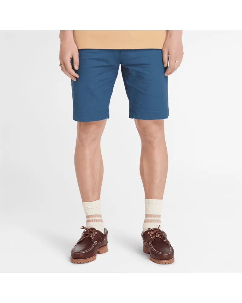 Timberland Chinoshorts aus Popeline für Herren in , Mann Blau