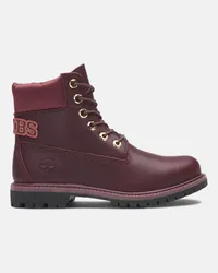 Timberland Wasserdichter Premium 6-Inch-Boot zum Schnüren für Damen in Dunkel, Frau Pink