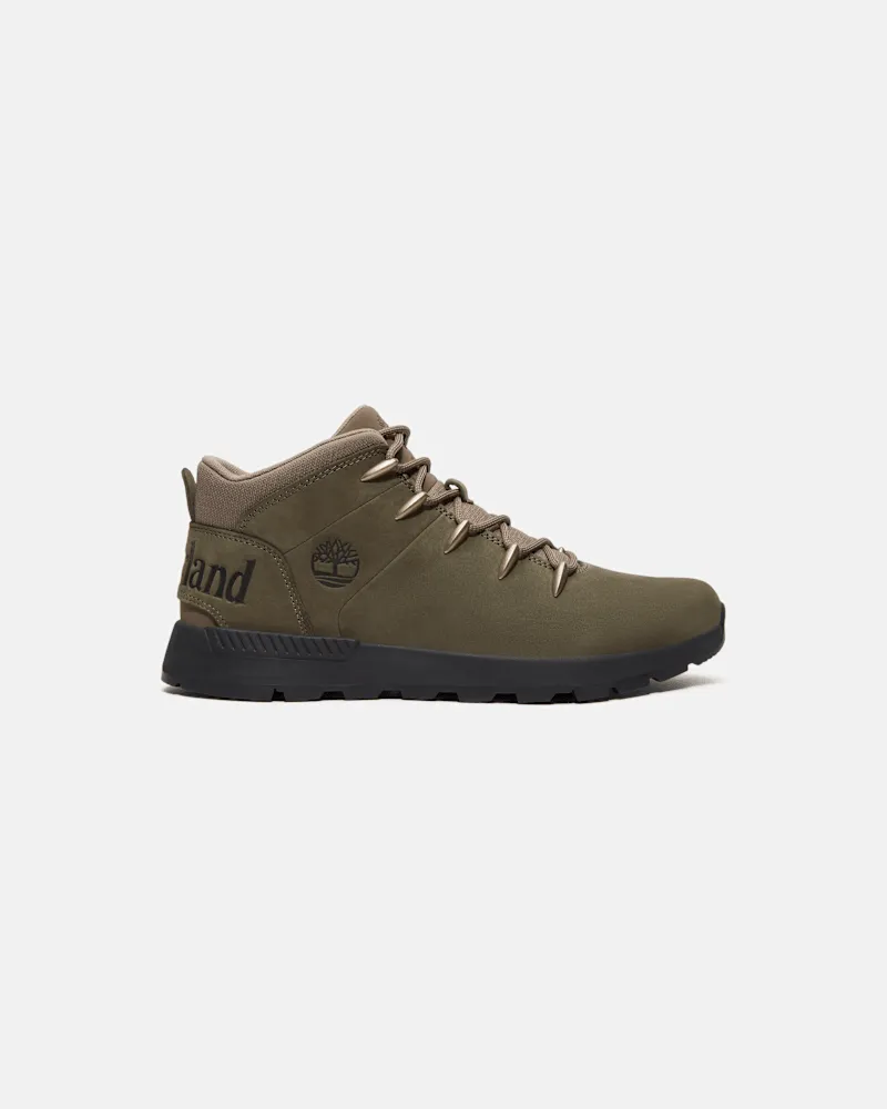 Timberland Sprint Trekker Mid-Top-Sneaker zum Schnüren für Herren in Dunkelgrün, Herren, Grün, Größe Grün