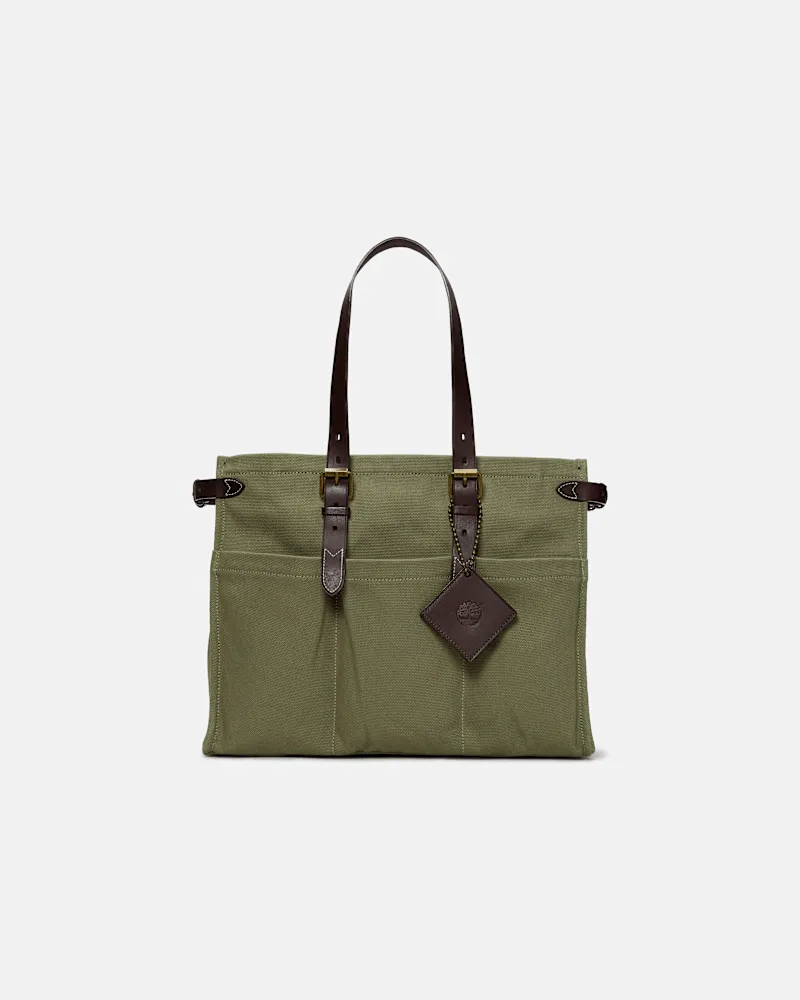 Timberland Handgefertigte Heritage Tool Tragetasche für Damen in Grün, Damen, Grün Grün