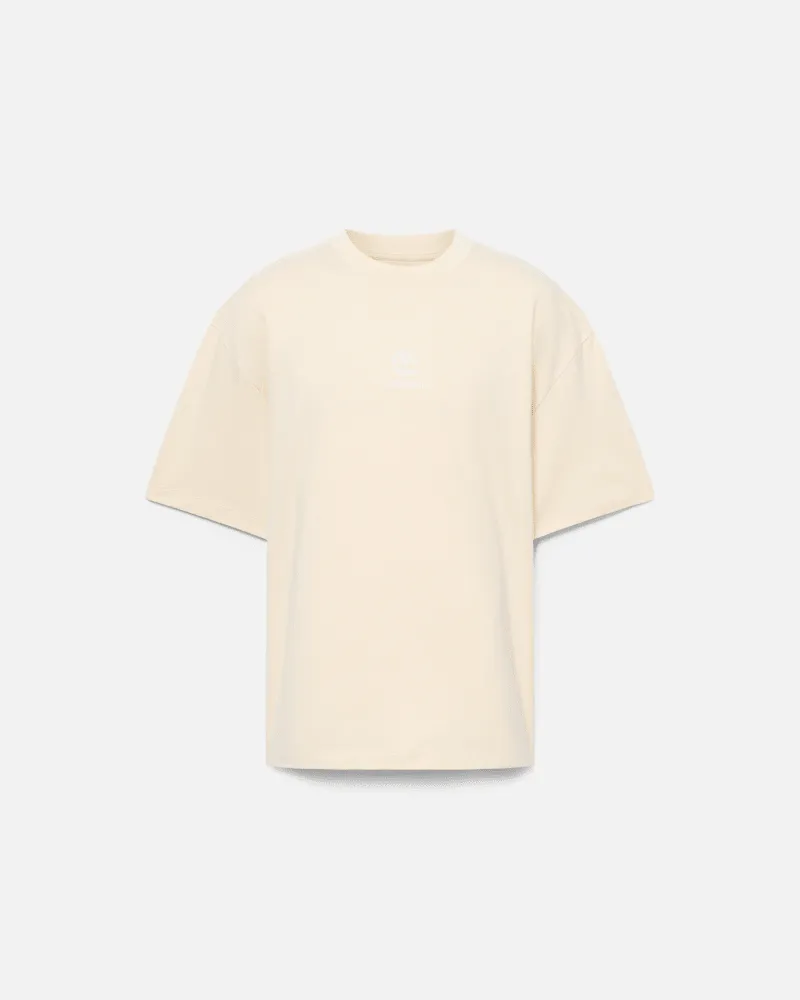 Timberland Hampton T-Shirt mit farblich abgestimmtem Stack-Logo für Herren in Beige, Herren, Beige, Größe Beige