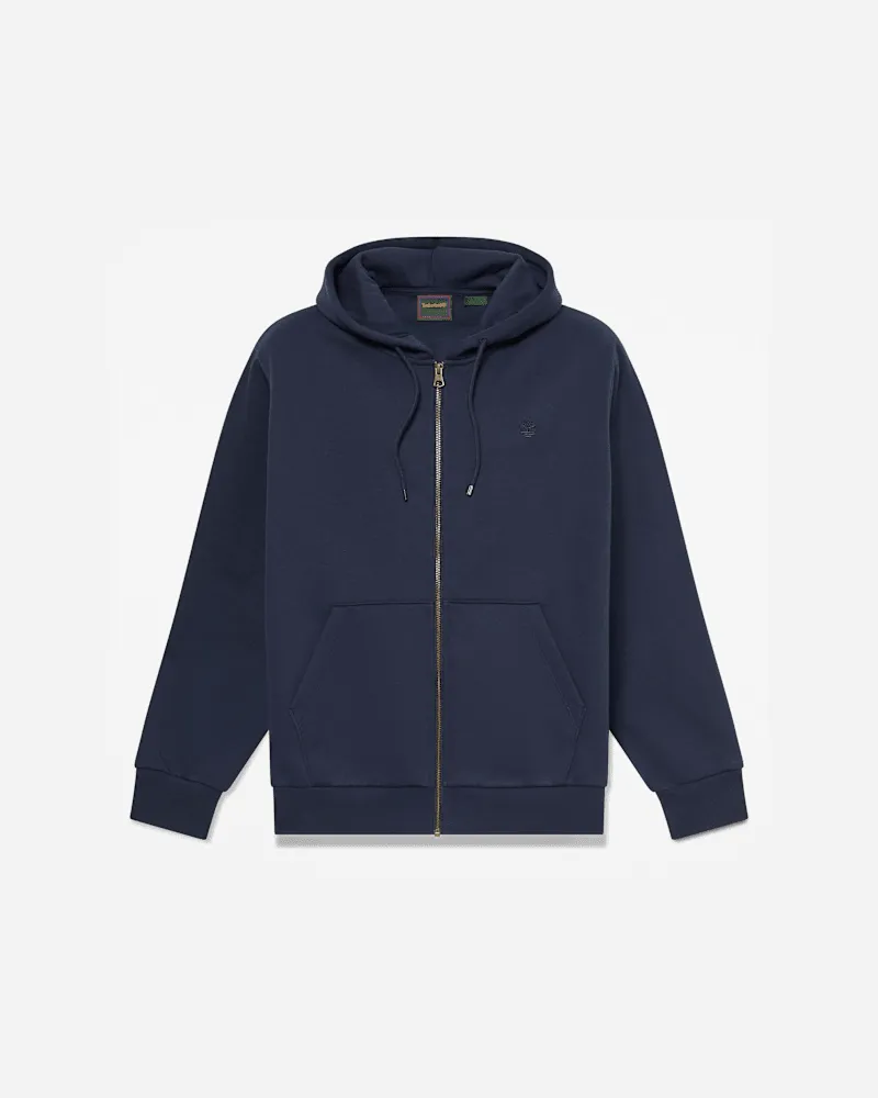 Timberland Oyster River Kapuzenjacke mit Logo auf der Brust für Herren in Dunkelblau, Herren, Blau, Größe Blau