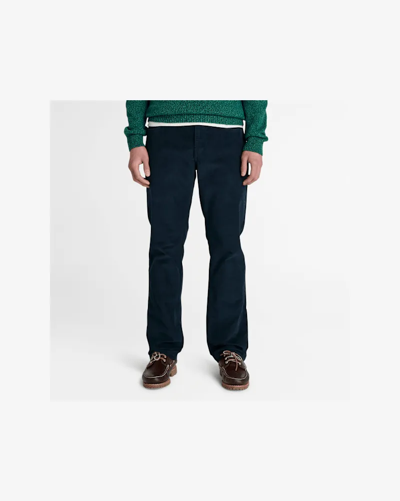 Timberland Littleton Cordhose mit 5 Taschen für Herren in Dunkelblau, Herren, Blau, Größe Blau