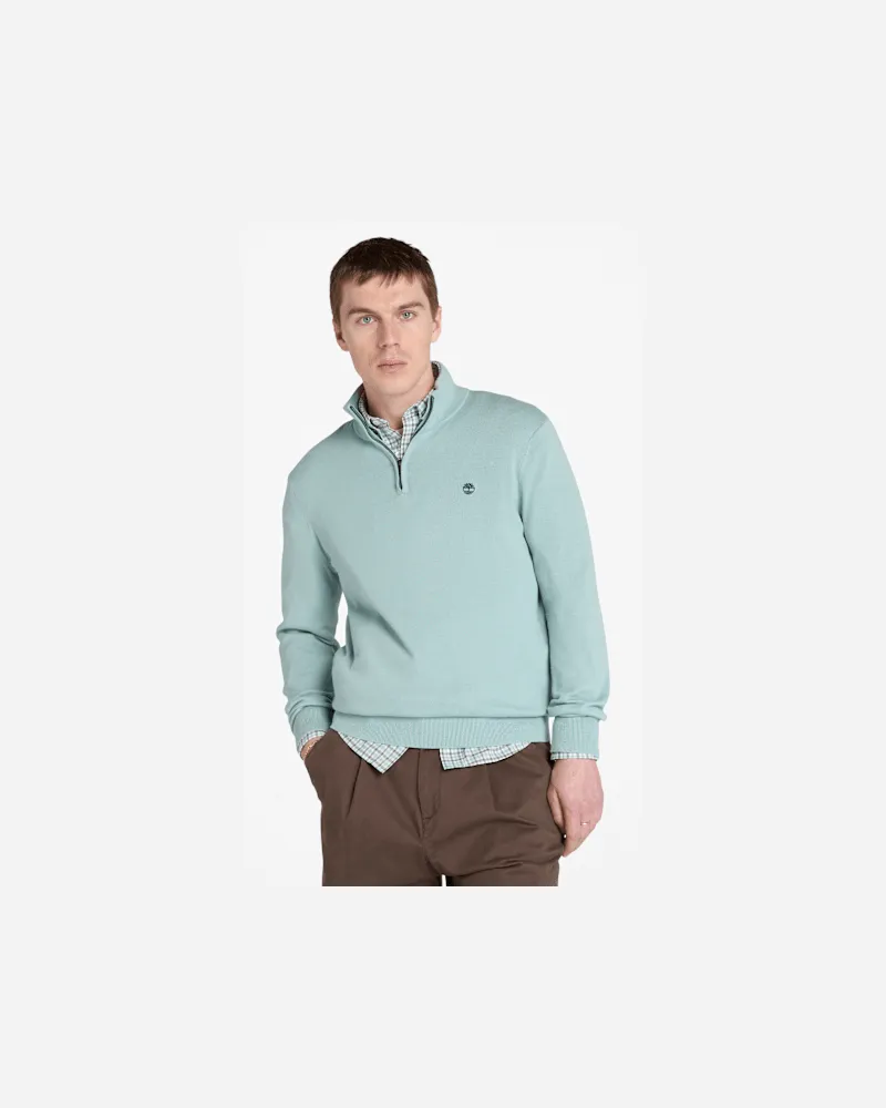 Timberland Williams River Pullover mit 1/4-Reißverschluss für Herren in Grau, Herren, Grau, Größe Grau