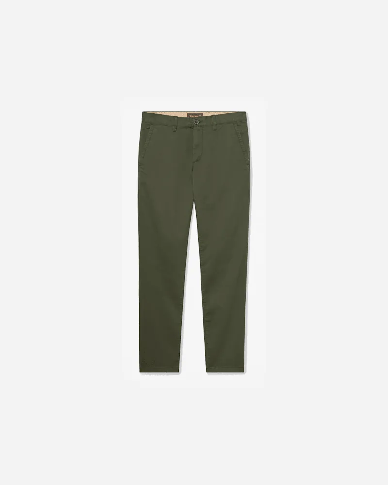 Timberland Schmale Topsfield Chinohose aus Twill für Herren in Dunkelgrün, Herren, Grün, Größe Grün