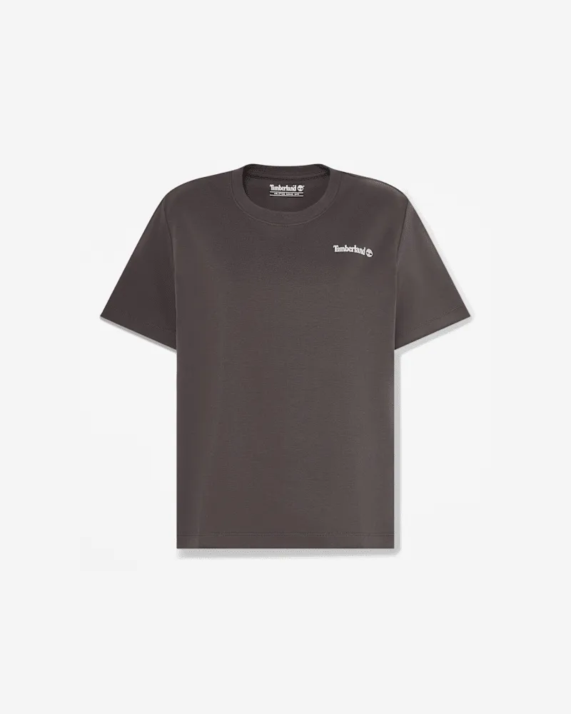 Timberland Kurzärmeliges TimberFresh T-Shirt mit Grafik für Damen in Schwarz, Damen, Schwarz, Größe Schwarz