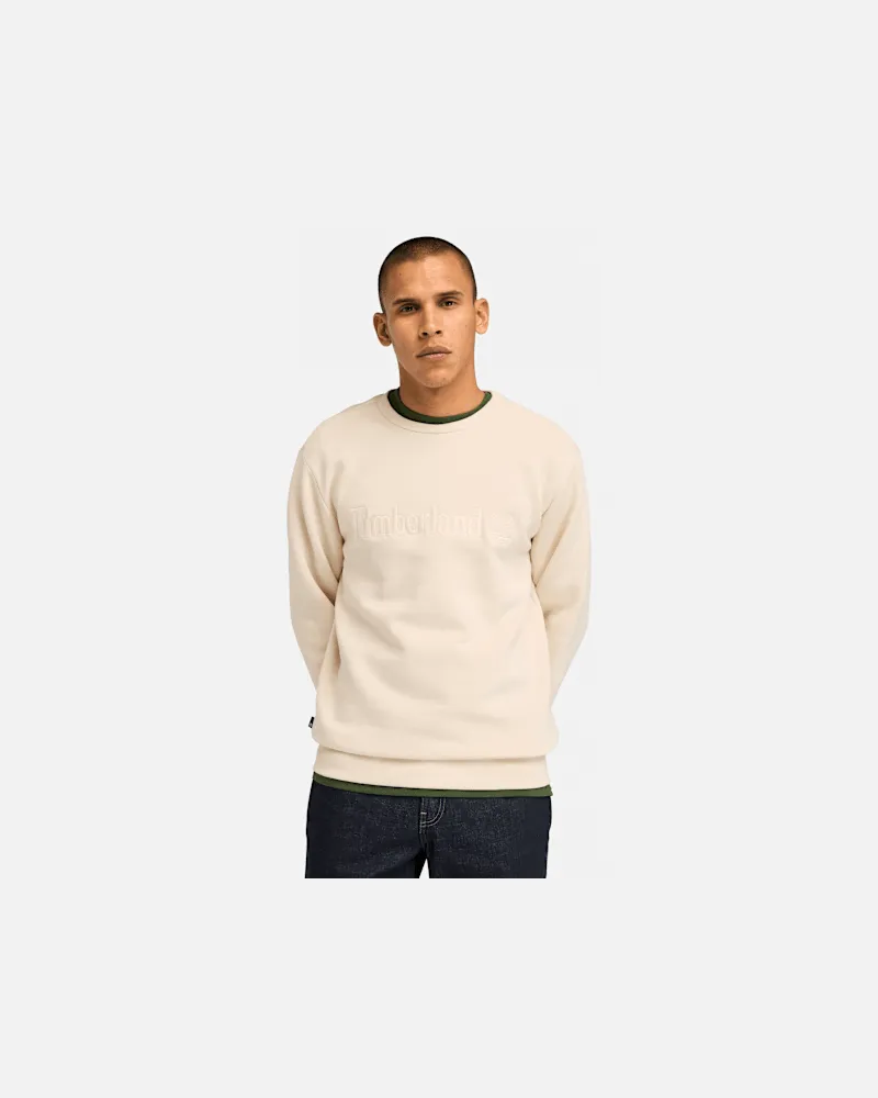 Timberland Hampton Rundhals-Sweatshirt für Herren in Hellbeige, Herren, Beige, Größe Beige