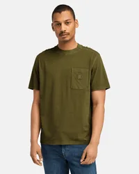 Timberland Merrymack River T-Shirt mit Brusttasche für Herren in , Mann Grün