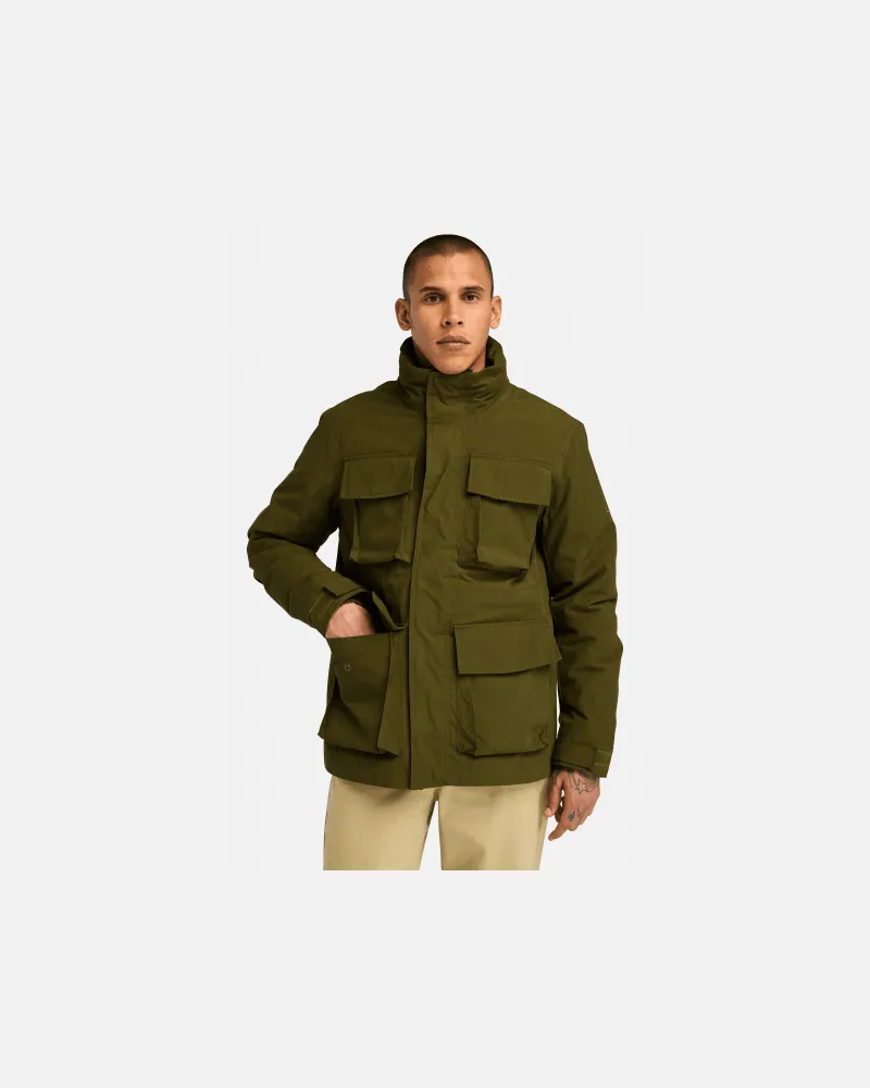Timberland Wasserdichte Abington 3-in-1-Jacke für Herren in Grün, Herren, Grün, Größe Grün