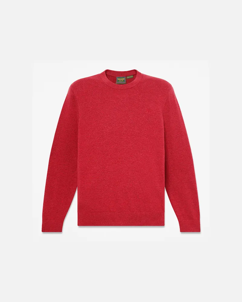 Timberland Williams River Baumwollpullover mit Rundhalsausschnitt für Herren in Rot, Herren, Rot, Größe Rot