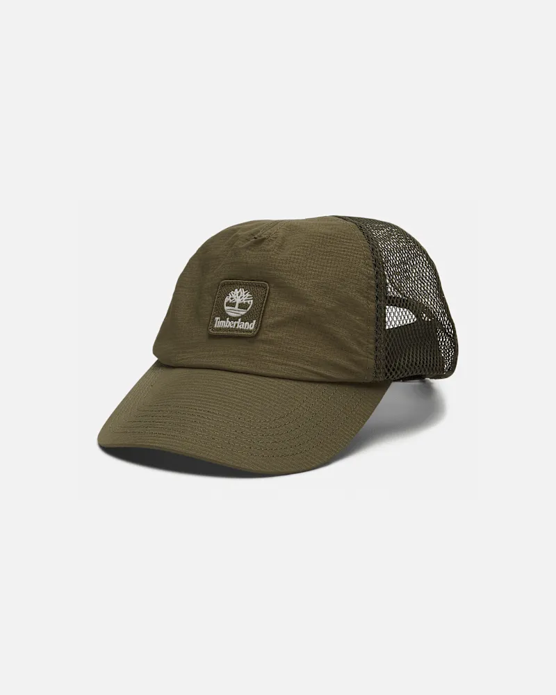 Timberland Weich strukturierte Trucker-Cap in Grün, Grün Grün