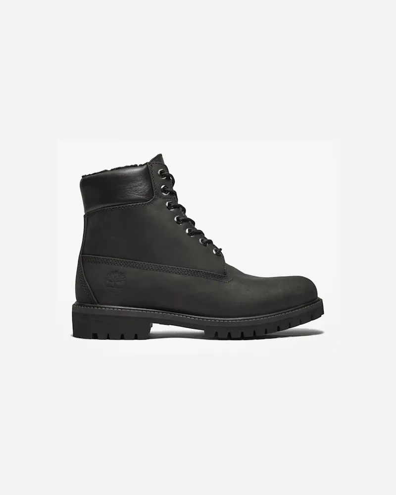 Timberland Wasserdichter Timberland Premium 6-Inch Boot mit warmem Futter für Herren in Schwarz, Herren, Schwarz, Größe Schwarz