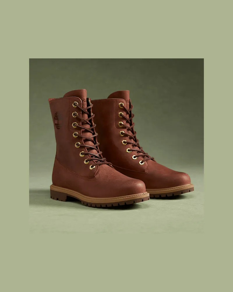 Timberland Wasserdichter Timberland Premium 8-Inch Boot für Damen in Braun, Damen, Braun, Größe Braun