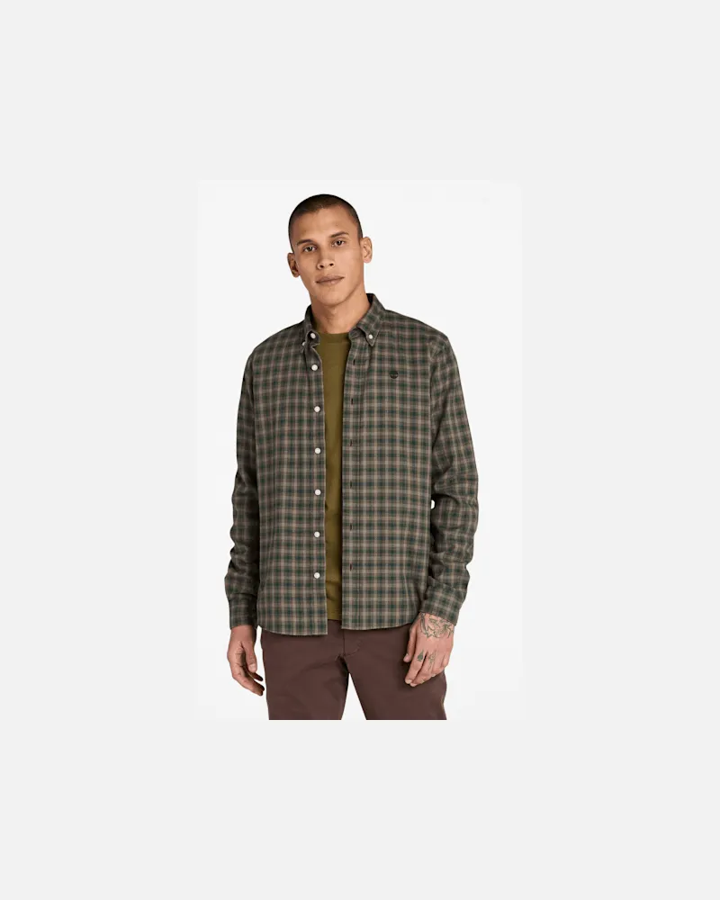 Timberland Solucell Air Vichykarohemd für Herren in Dunkelgrün, Herren, Grün, Größe Grün