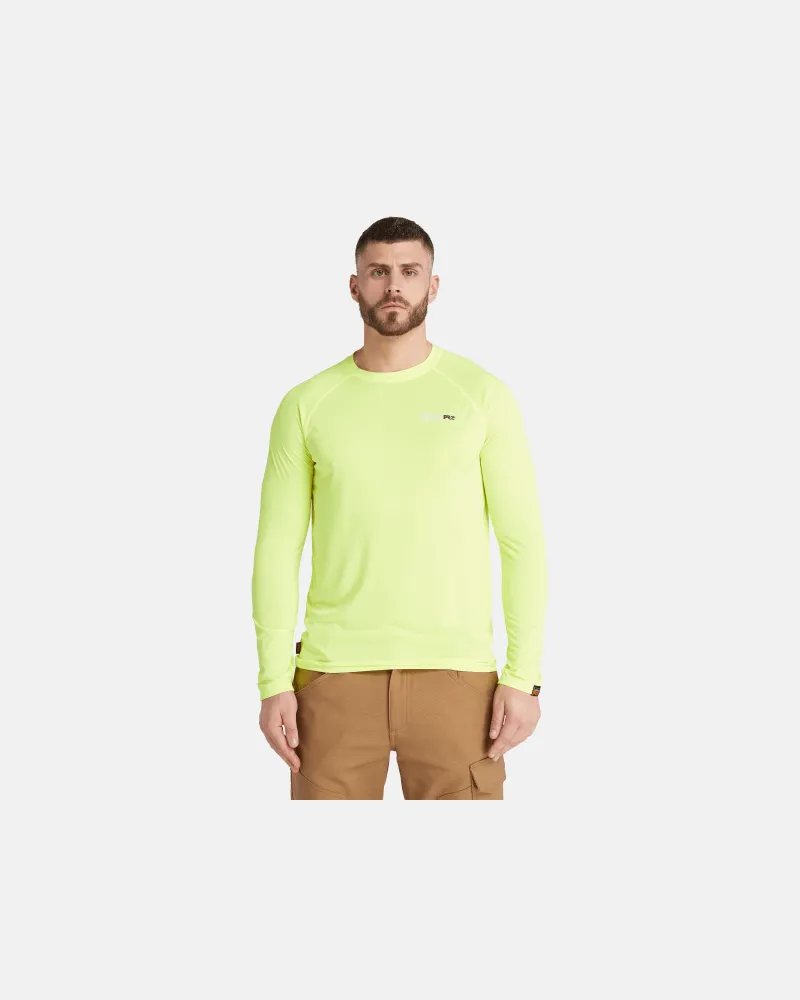 Timberland Timberland PRO Wicking Good Sport LS T-Shirt für Herren in Gelb, Herren, Gelb, Größe Gelb