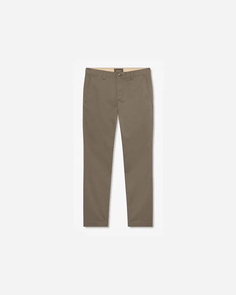 Timberland Claremont Chinohose aus Twill mit schmalem Bein für Herren in Dunkelgrün, Herren, Grün, Größe Grün
