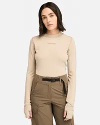 Timberland Polartec Fleece Wicking Langarmshirt für Damen in , Frau Beige