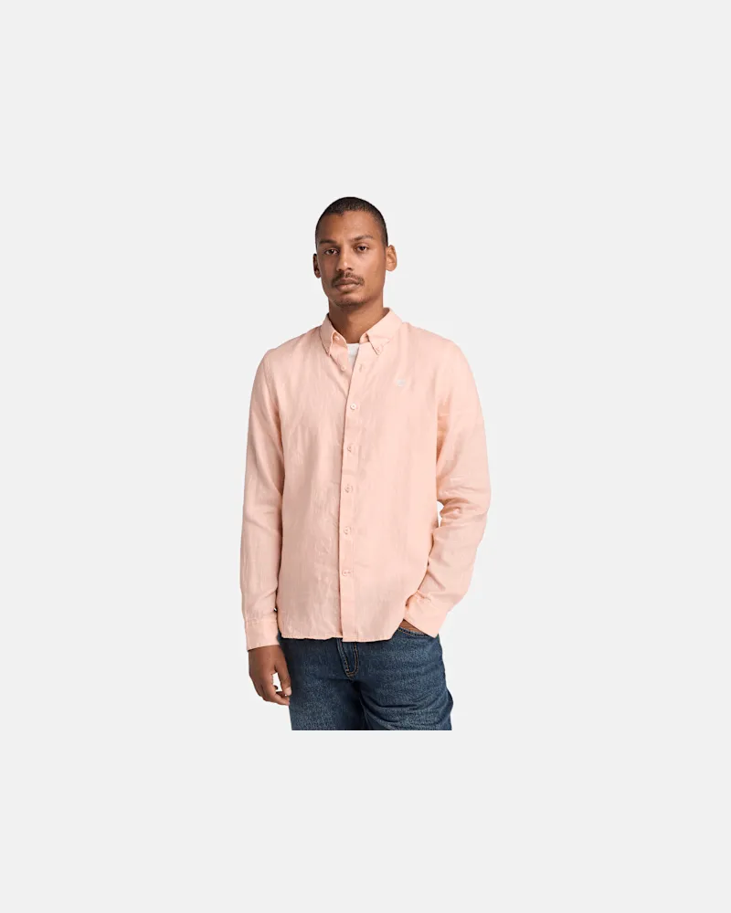 Timberland Mill Brook Leinenhemd für Herren in Hellpink, Herren, Pink, Größe Pink