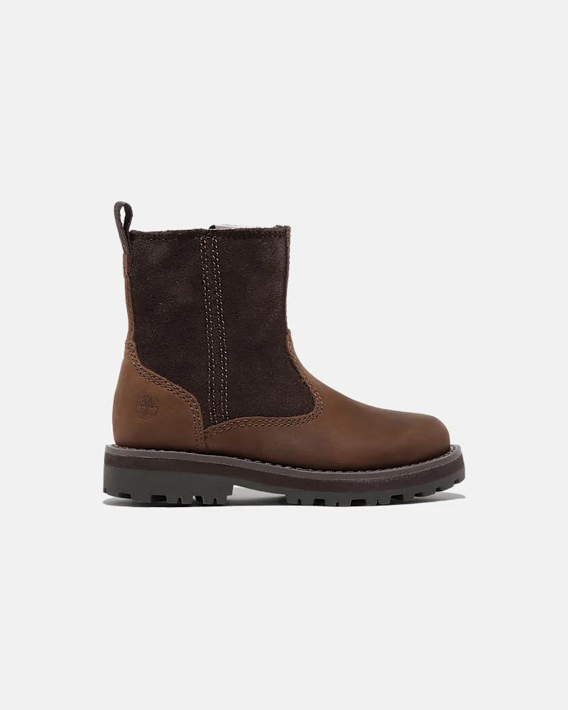Timberland Courma Kid Boot mit warmem Futter für Kleinkinder in Dunkelbraun, Braun, Größe Braun
