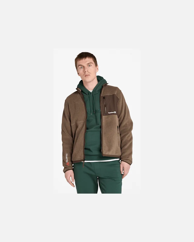 Timberland Sherburne Polartec Fleecejacke für Herren in Braun, Herren, Braun, Größe Braun
