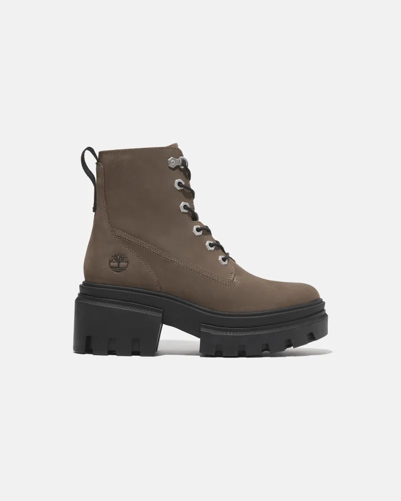 Timberland Halbhoher Everleigh Boot zum Schnüren für Damen in Braun, Damen, Braun, Größe Braun