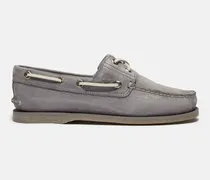 Klassischer Bootsschuh für Herren in Grau, Herren, Grau, Größe