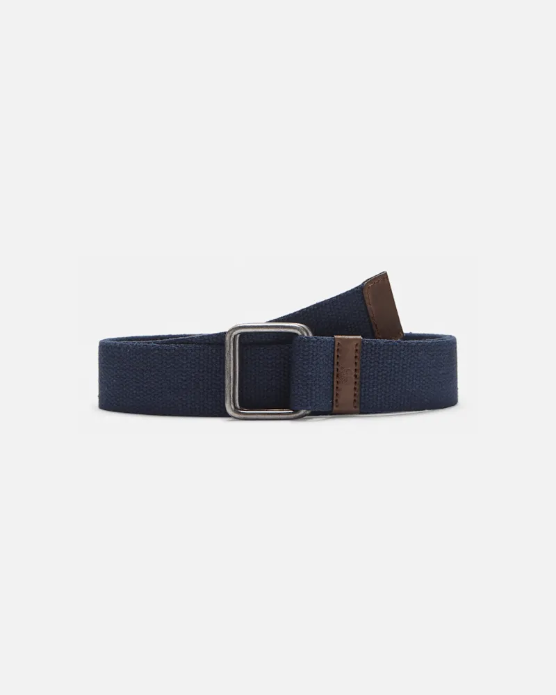 Timberland 40 mm Webgürtel mit eckiger Schnalle für Herren in Dunkelblau, Herren, Blau, Größe Blau