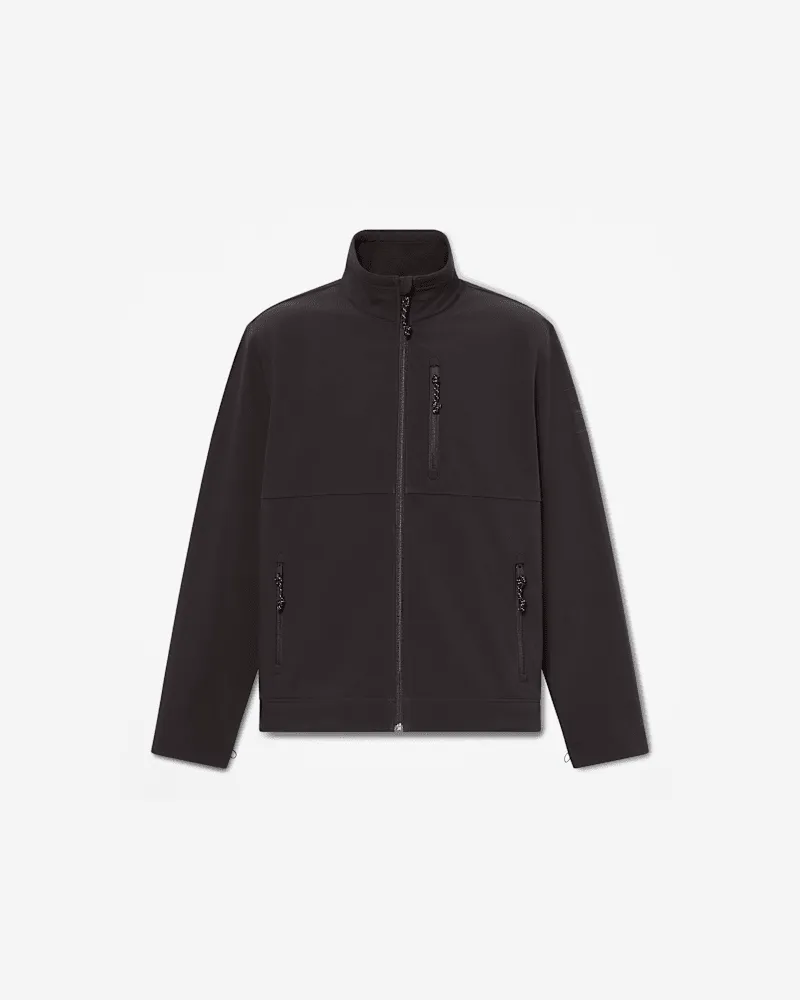 Timberland Winddichte Mt. Waumbek Softshelljacke mit durchgehendem Reißverschluss für Herren in Schwarz, Herren, Schwarz, Größe Schwarz