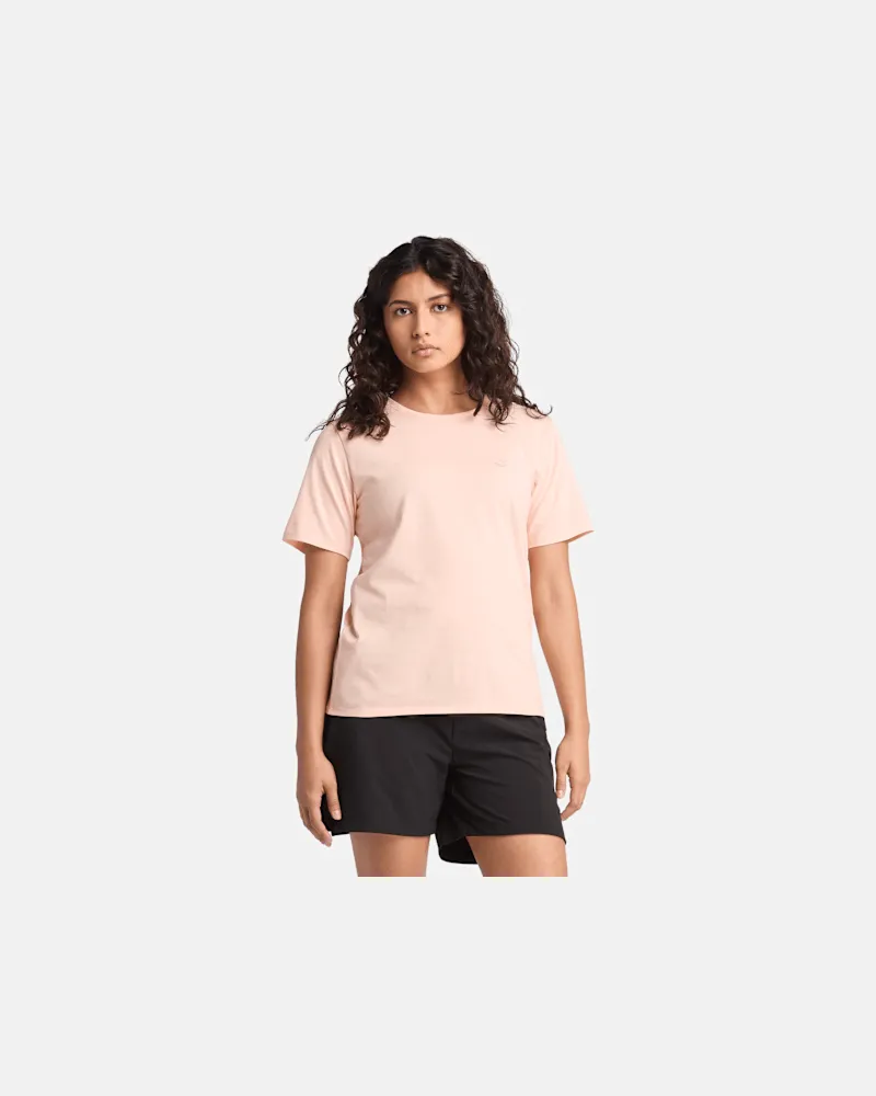 Timberland Dunstan T-Shirt für Damen in Hellpink, Damen, Pink, Größe Pink