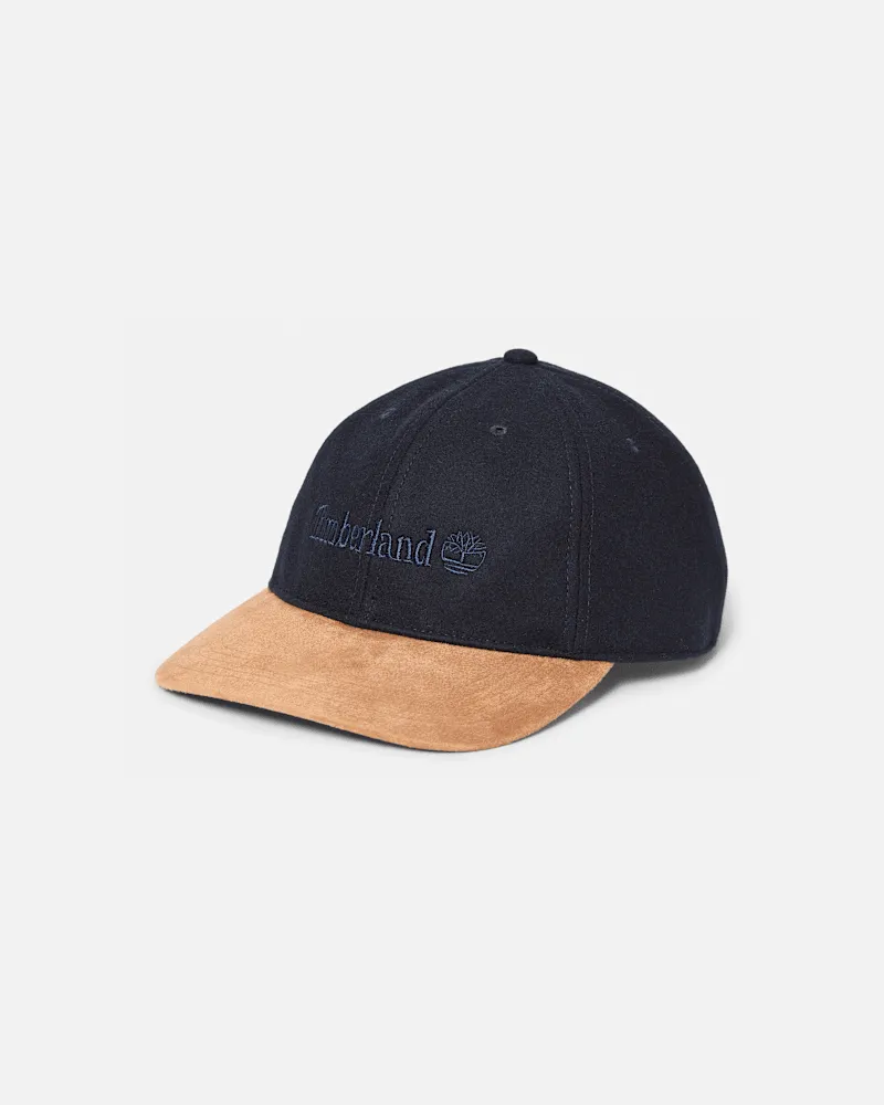 Timberland Baseballcap aus Wolle in Dunkelblau, Blau Blau