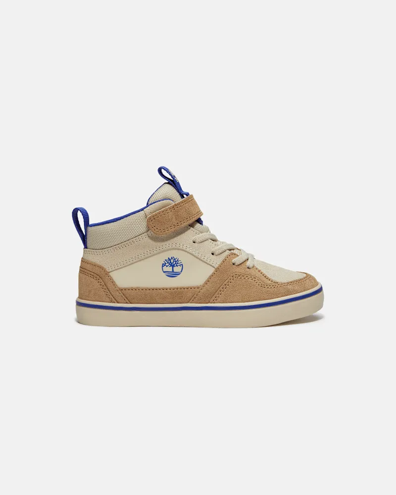 Timberland Stone Jump Sneaker mit Klettverschluss für Kleinkinder in Beige, Beige, Größe Beige