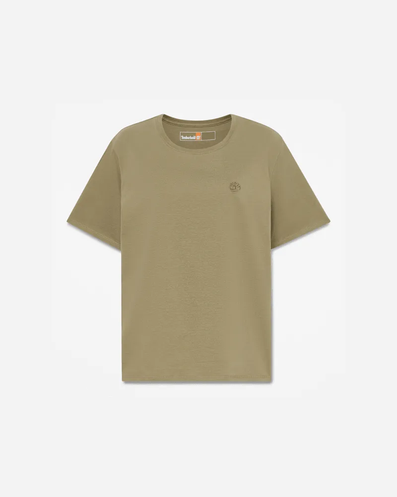 Timberland Dunstan Kurzarm-T-Shirt für Damen in Braun, Damen, Grün, Größe Grün